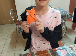 Origami w świetlicy szkolnej